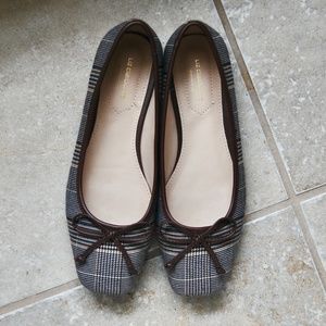 Liz Claiborne Plaid Flushing Ballet Flats